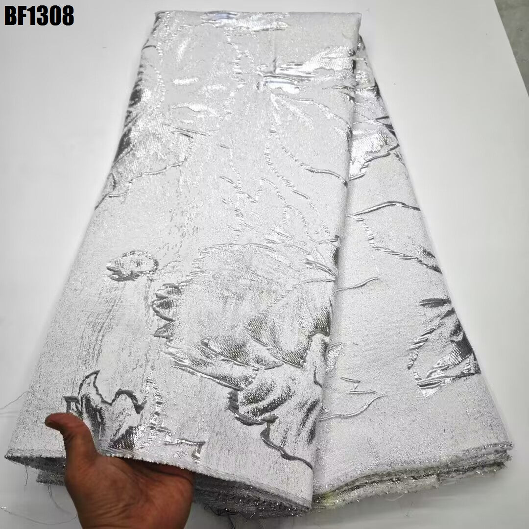 Brocade Fabric for sewing dresses, wedding dress, skirt and Blouse, also for sewing Men wears.