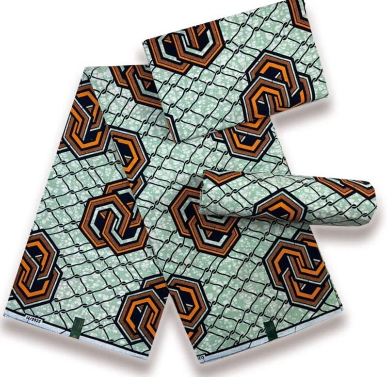 Hollandaise Vlisco. African Ankara Fabric, 100% cotton Fabric , 6 yards Ankara wax, Ankara Fabric, Great Quality Ankara Fabric, Guaranteed printed Wax.