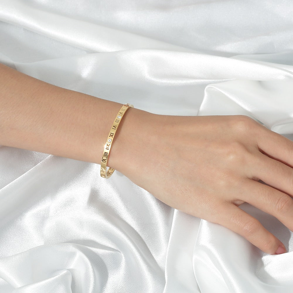 Roman figure bangle