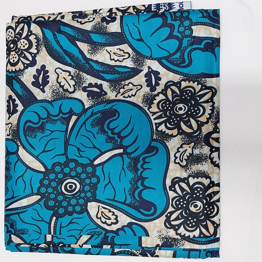 Hollandaise Vlisco super wax. African Ankara Fabric, 100% cotton Fabric , 6 yards Ankara wax, Ankara Fabric, Great Quality Ankara Fabric, Guaranteed printed Wax.