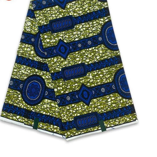 Hollandaise Vlisco. African Ankara Fabric, 100% cotton Fabric , 6 yards Ankara wax, Ankara Fabric, Great Quality Ankara Fabric, Guaranteed printed Wax.