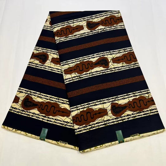 Hollandaise Vlisco. African Ankara Fabric, 100% cotton Fabric , 6 yards Ankara wax, Ankara Fabric, Great Quality Ankara Fabric, Guaranteed printed Wax.