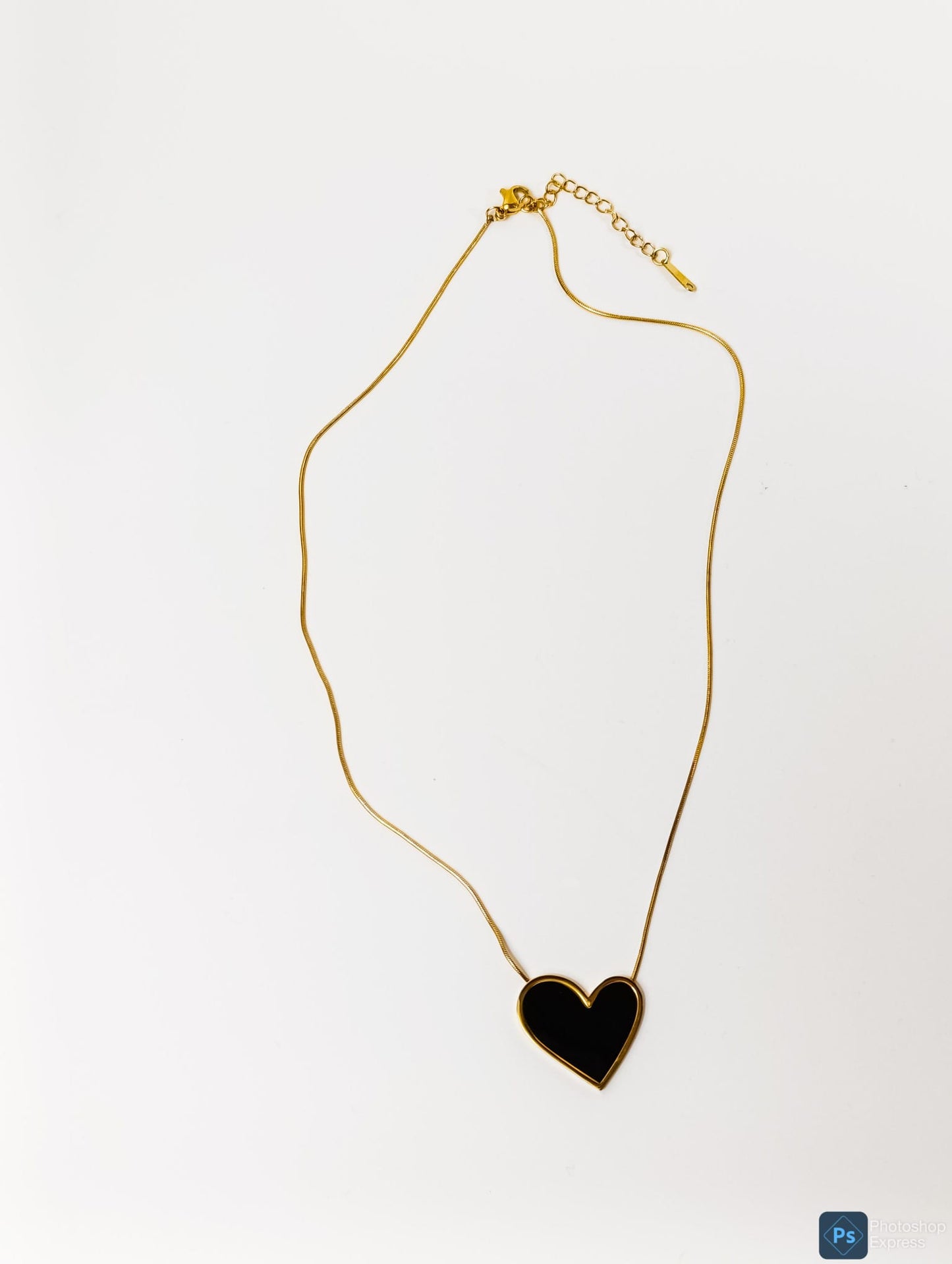 Necklace, Gold necklace, waterproof necklace, Heart pendant necklace, stainless steel, 18k gold, gift for her, gifts, Love Pendant Necklace