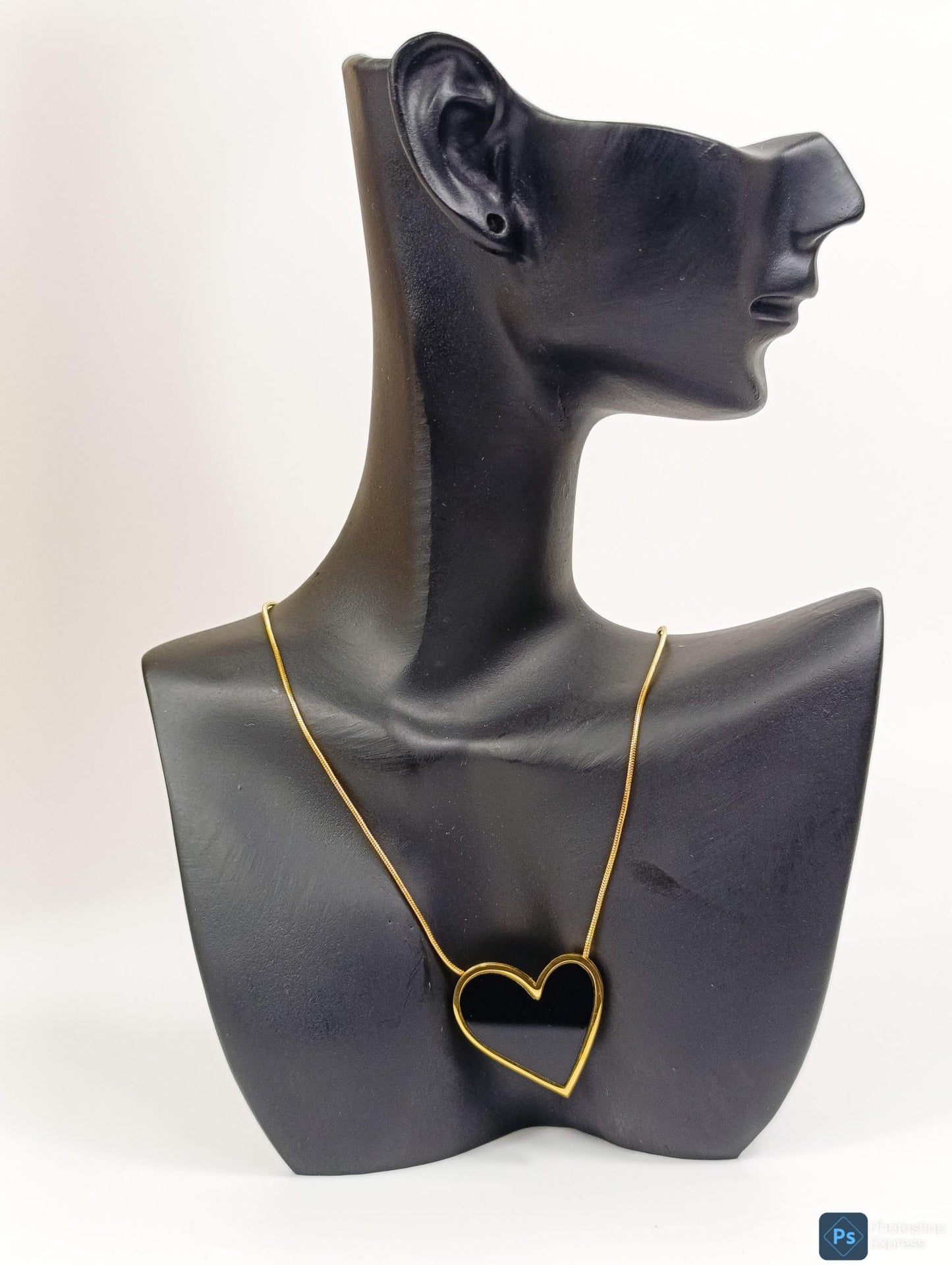 Necklace, Gold necklace, waterproof necklace, Heart pendant necklace, stainless steel, 18k gold, gift for her, gifts, Love Pendant Necklace