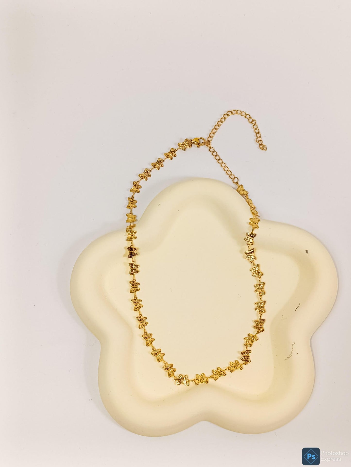 Necklace, Gold necklace, waterproof necklace,  butterfly necklace, Stainless Steel, 18k gold, gift for her, gifts, neck chain, chain