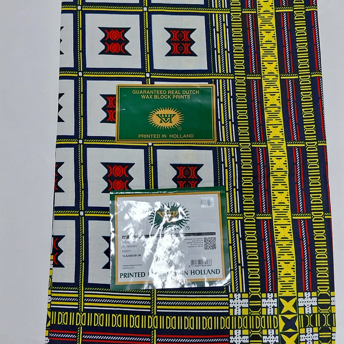 Hollandaise Vlisco. African Ankara Fabric, 100% cotton Fabric , 6 yards Ankara wax, Ankara Fabric, Great Quality Ankara Fabric, Guaranteed printed Wax.
