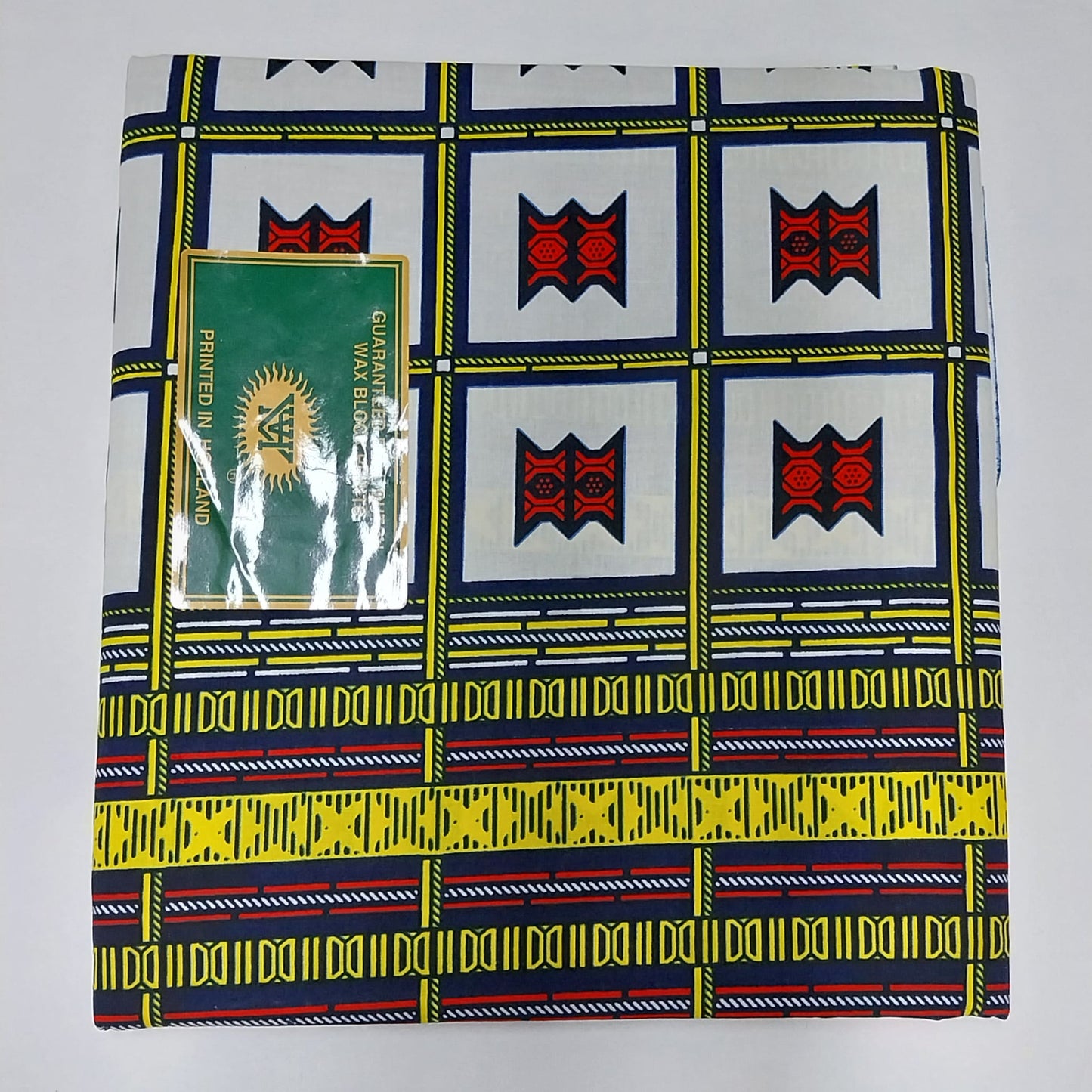 Hollandaise Vlisco. African Ankara Fabric, 100% cotton Fabric , 6 yards Ankara wax, Ankara Fabric, Great Quality Ankara Fabric, Guaranteed printed Wax.