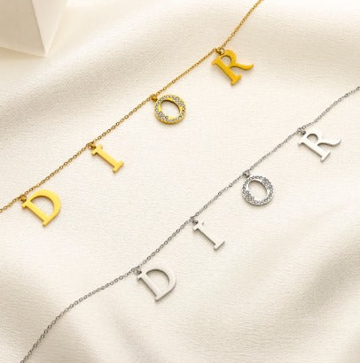 N-Dior6 Stainless steel, Waterproof, Necklace, Dior Pendant