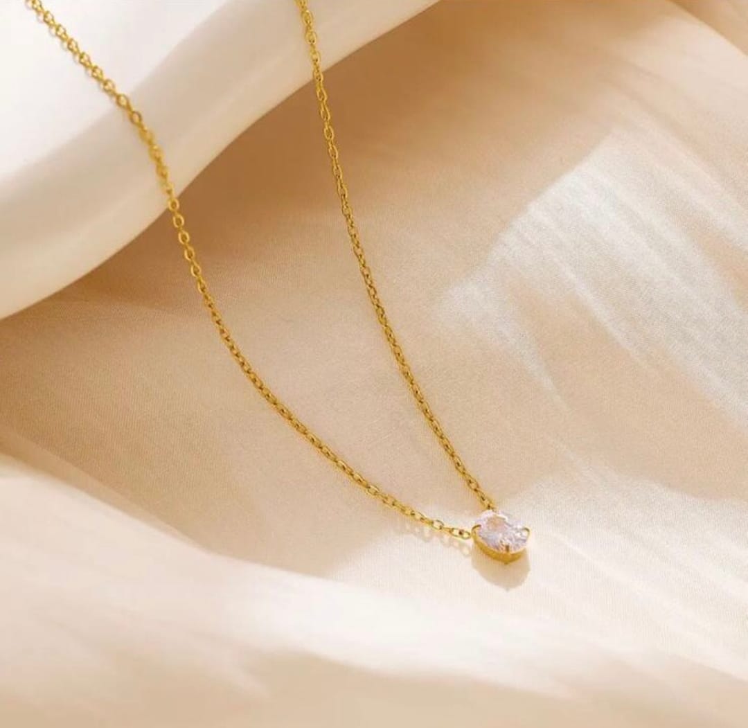 Necklace, Gold necklace, waterproof necklace, silver necklace, stainless steel, 18k gold, gift for her, gifts, Halskette, kette