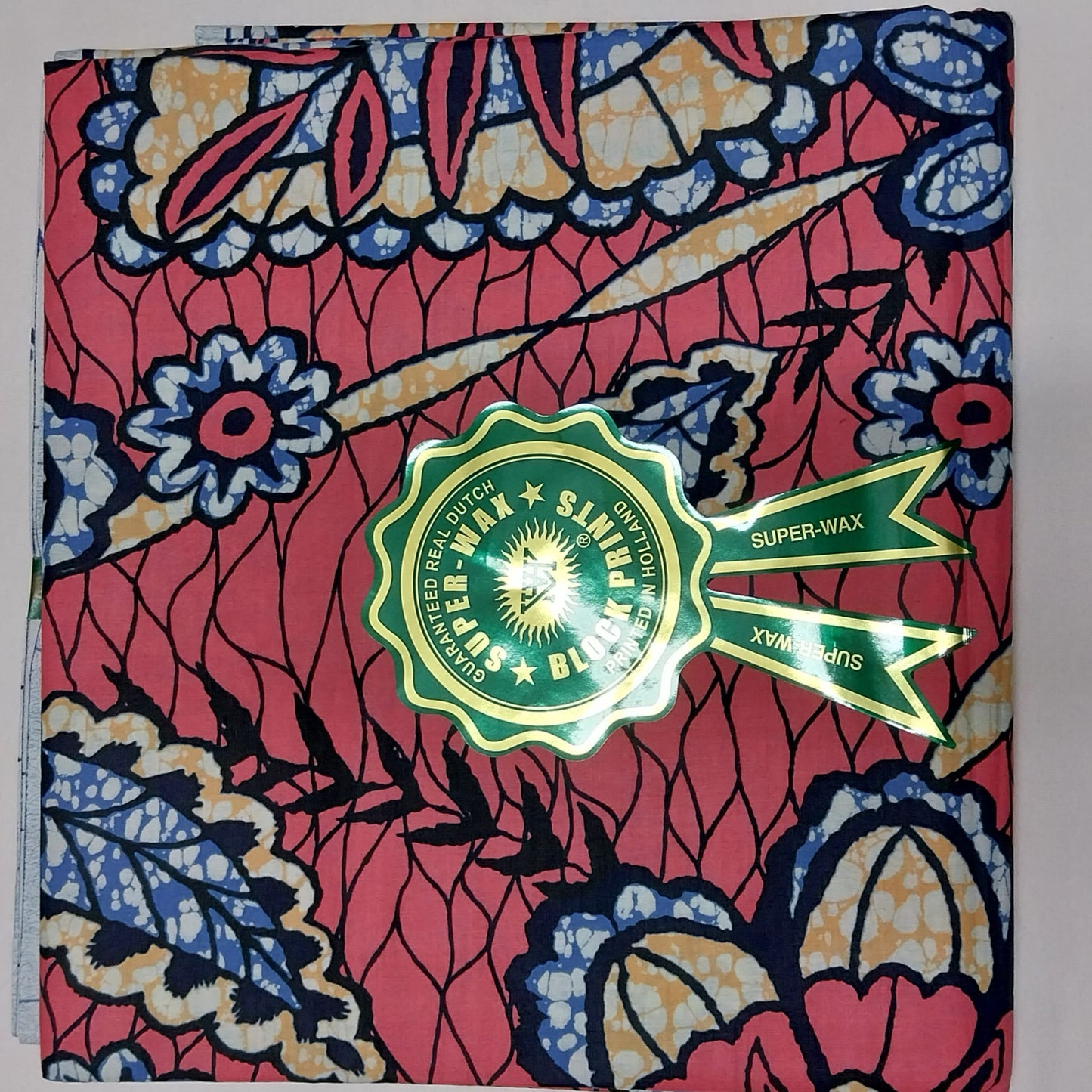 Vlisco Hollandaise, African Ankara Fabric, 100% cotton Fabric , 6 yards Ankara wax, Ankara Fabric, Great Quality Ankara Fabric, Guaranteed printed Wax.