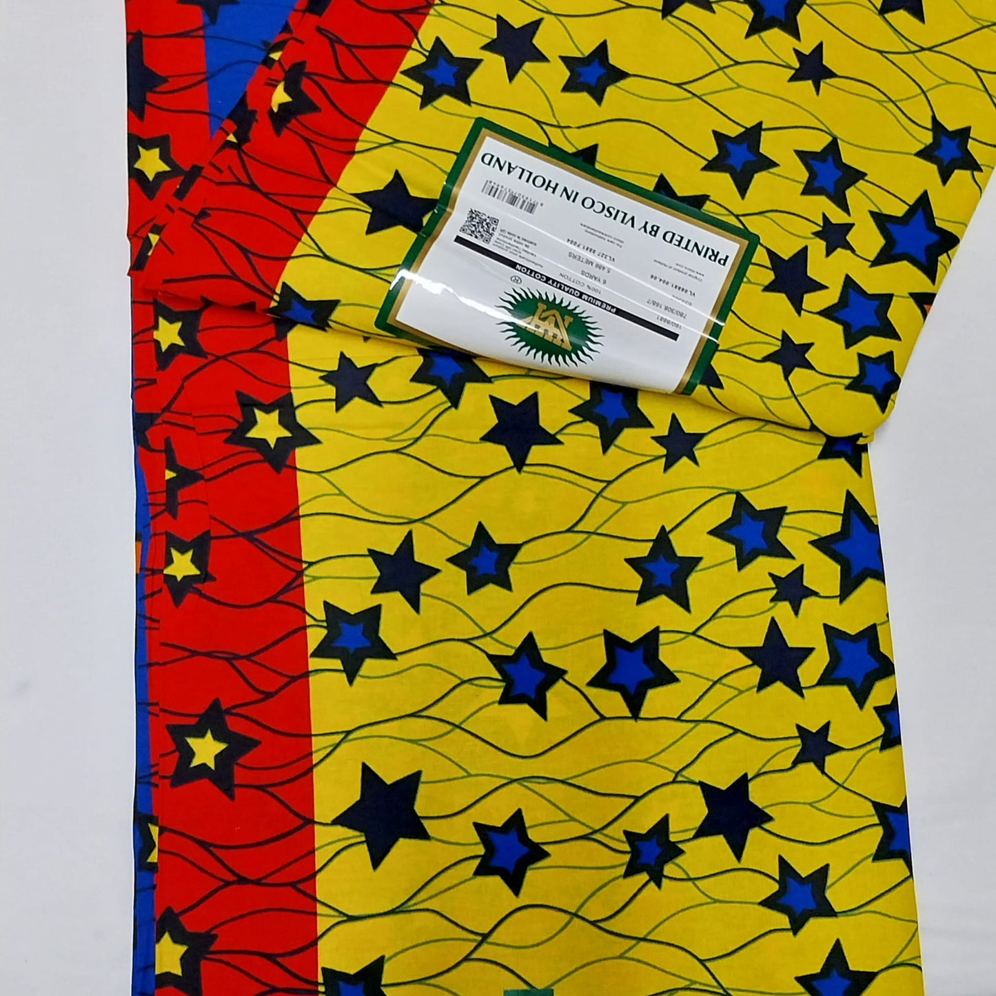Hollandaise Vlisco. African Ankara Fabric, 100% cotton Fabric , 6 yards Ankara wax, Ankara Fabric, Great Quality Ankara Fabric, Guaranteed printed Wax.