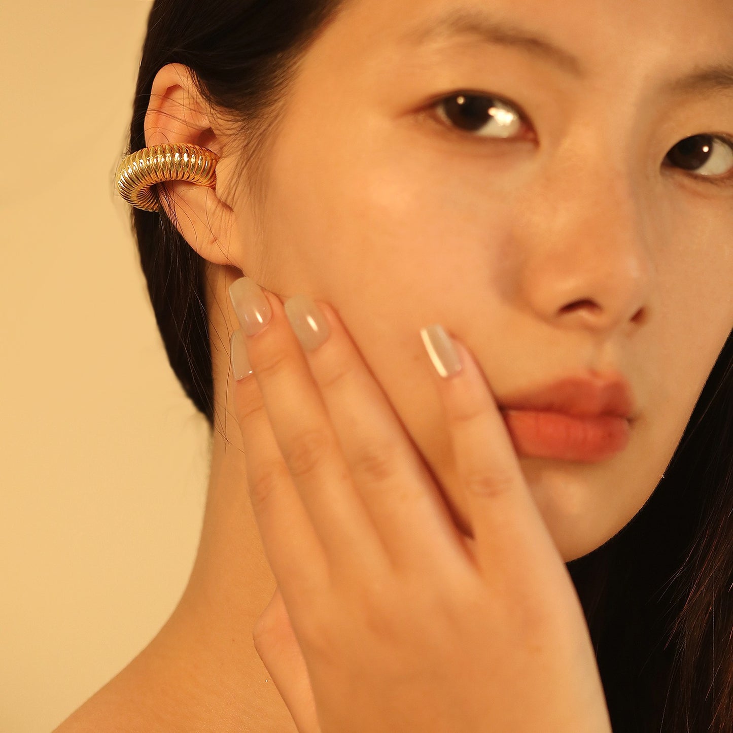 cuffs earrings with Designs with lines