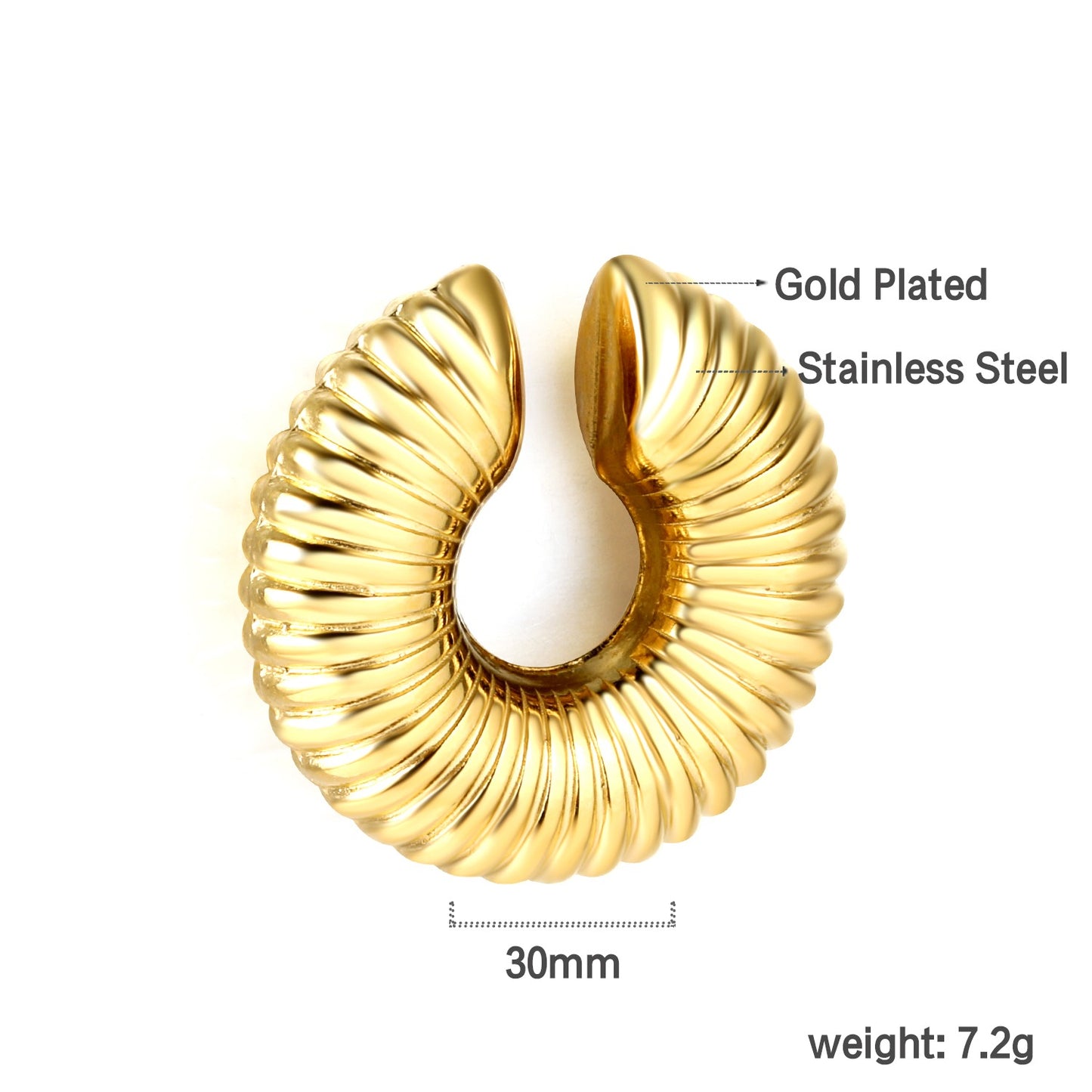 cuffs earrings with Designs with lines