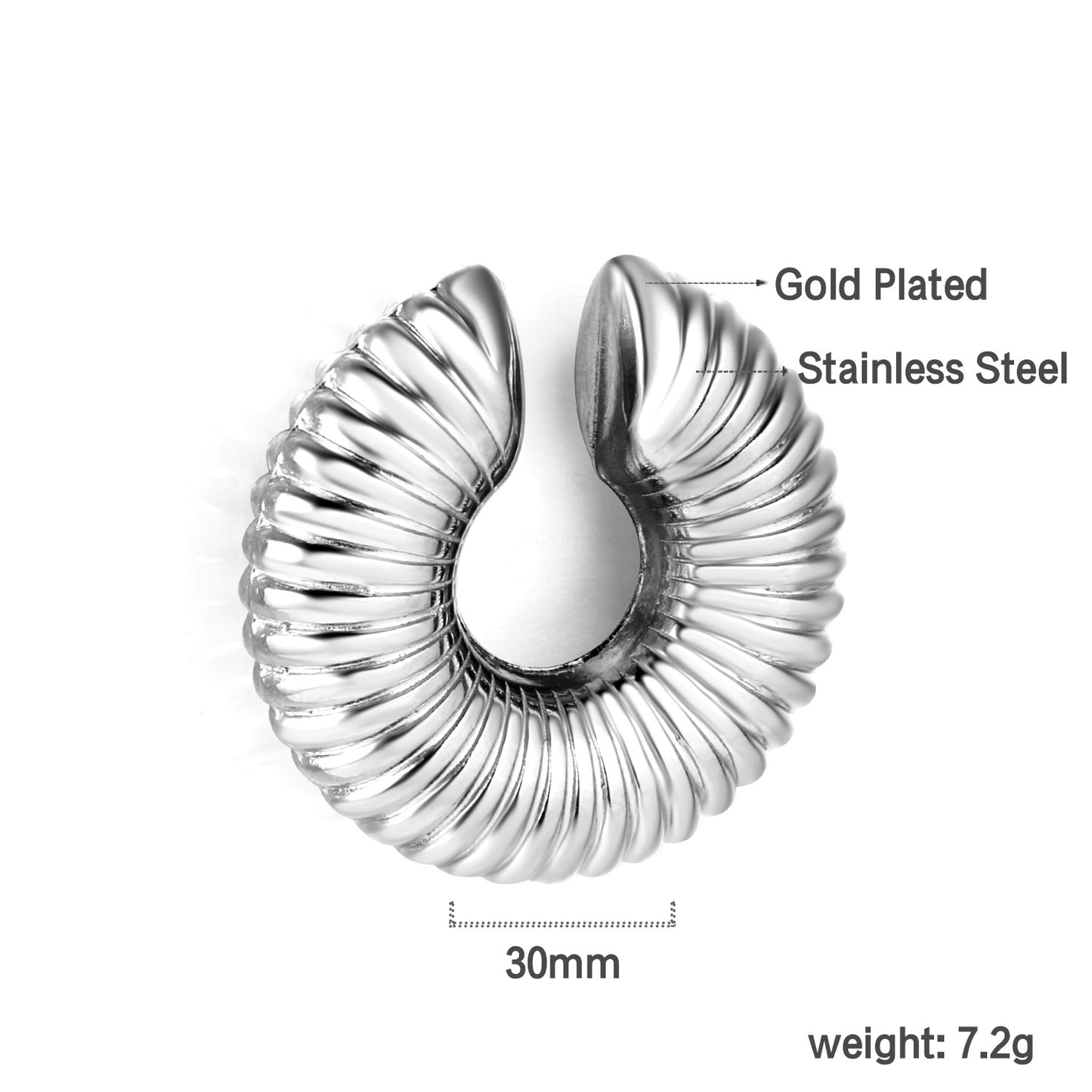 cuffs earrings with Designs with lines