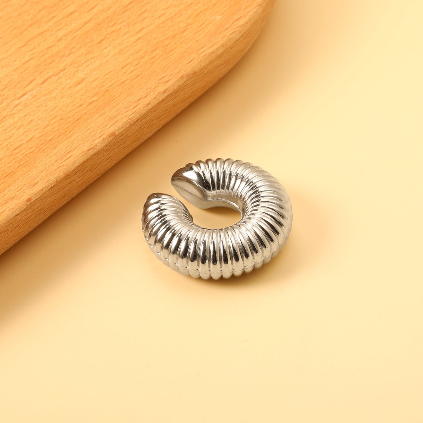cuffs earrings with Designs with lines