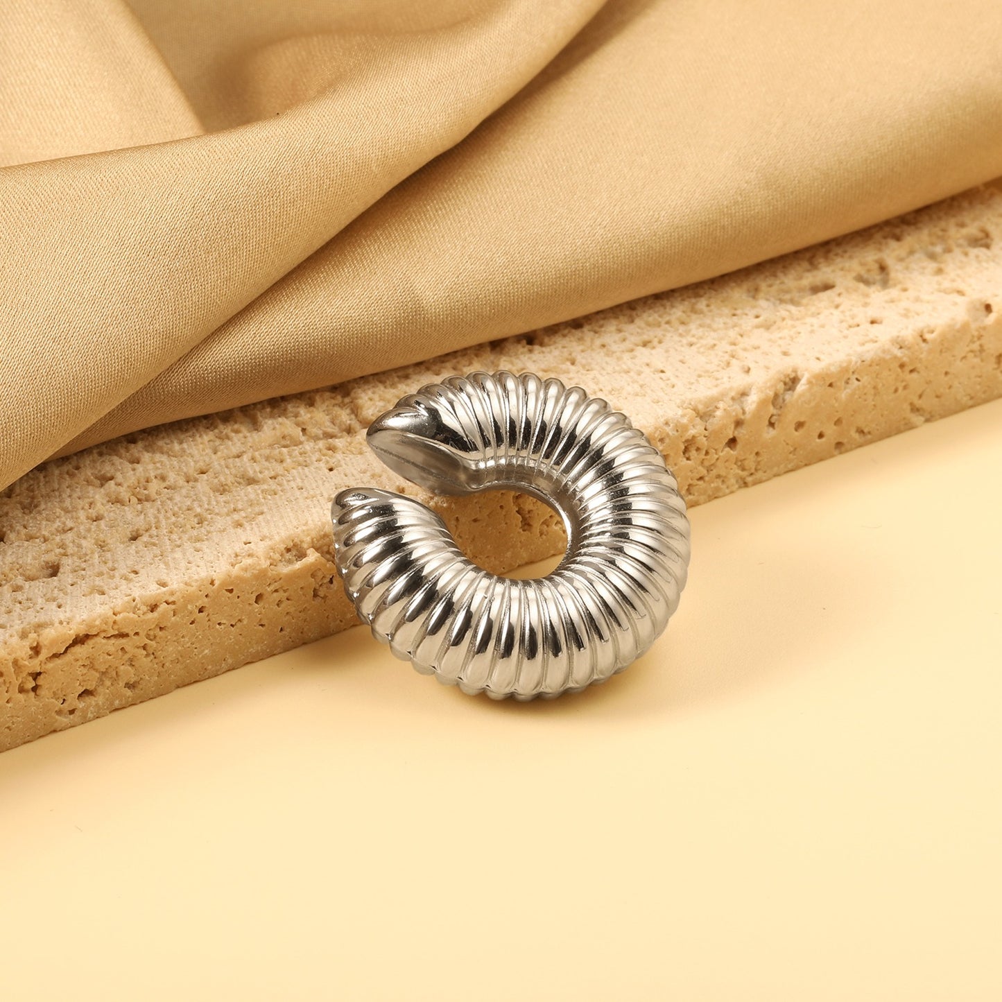 cuffs earrings with Designs with lines