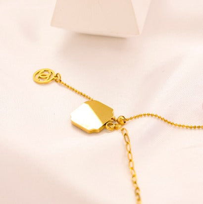 N-Chanel112. Chanel Necklace.Stainless steel, Waterproof.