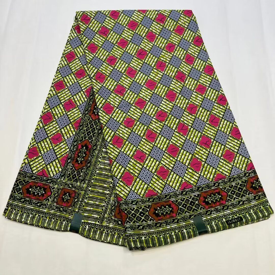 Hollandaise Vlisco. African Ankara Fabric, 100% cotton Fabric , 6 yards Ankara wax, Ankara Fabric, Great Quality Ankara Fabric, Guaranteed printed Wax.