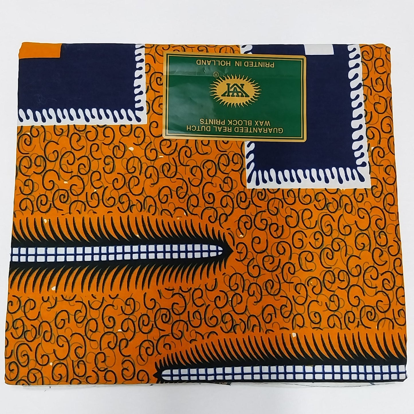 Hollandaise Vlisco. African Ankara Fabric, 100% cotton Fabric , 6 yards Ankara wax, Ankara Fabric, Great Quality Ankara Fabric, Guaranteed printed Wax.