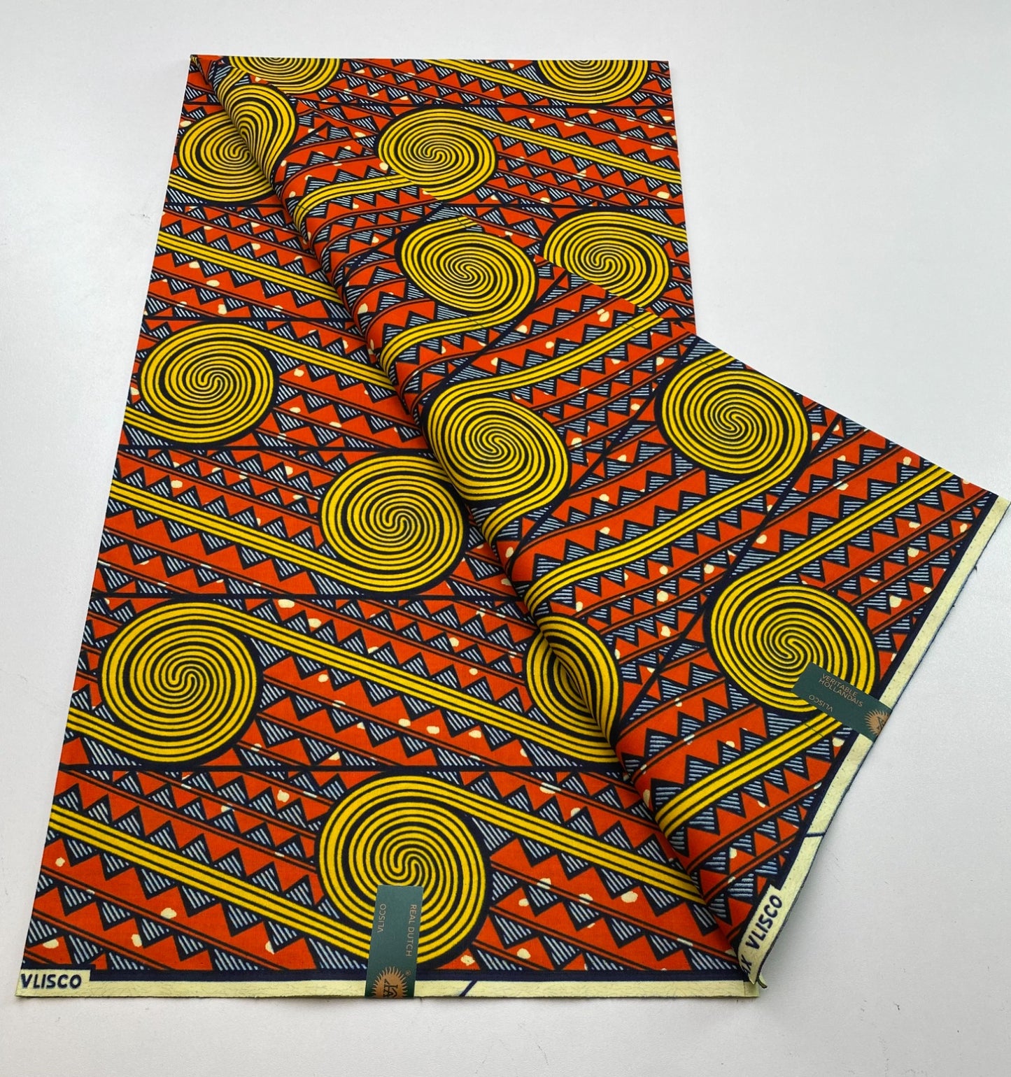 Hollandaise Vlisco. African Ankara Fabric, 100% cotton Fabric , 6 yards Ankara wax, Ankara Fabric, Great Quality Ankara Fabric, Guaranteed printed Wax.