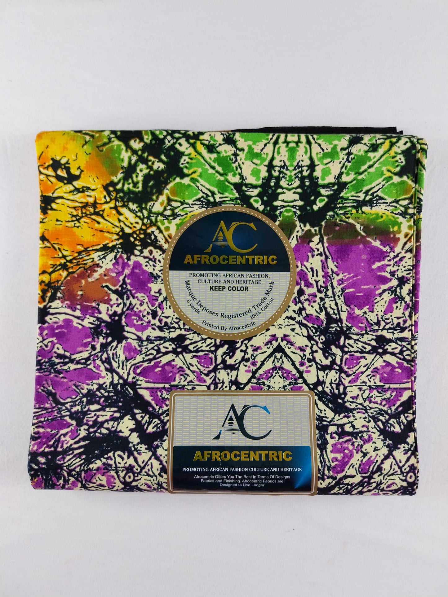 African Ankara Fabric, 100% cotton Ankara wrapper, 6 yards Ankara wax, Ankara Fabric, Great Quality Ankara Fabric, Guaranteed printed Wax