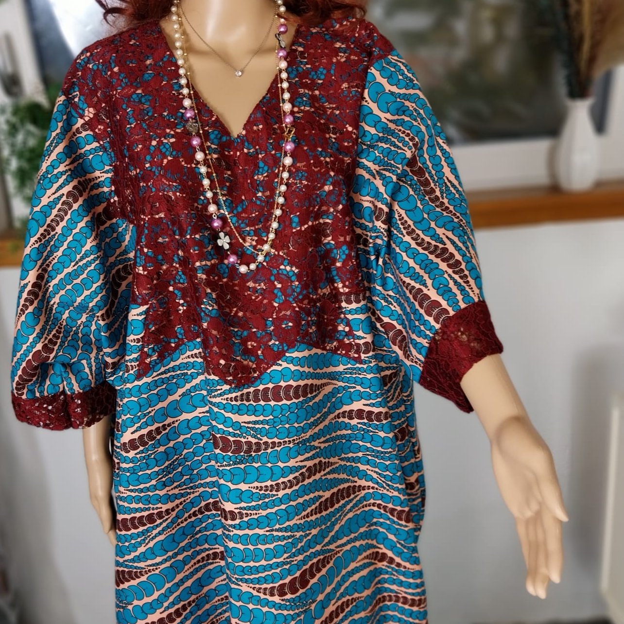 Ankara print dress, Ankara Bubu maxi dress, Ankara long dress, Ankara Maxi kaftan, Long Kaftan Dress. Long Bubu dress.Full-length dress