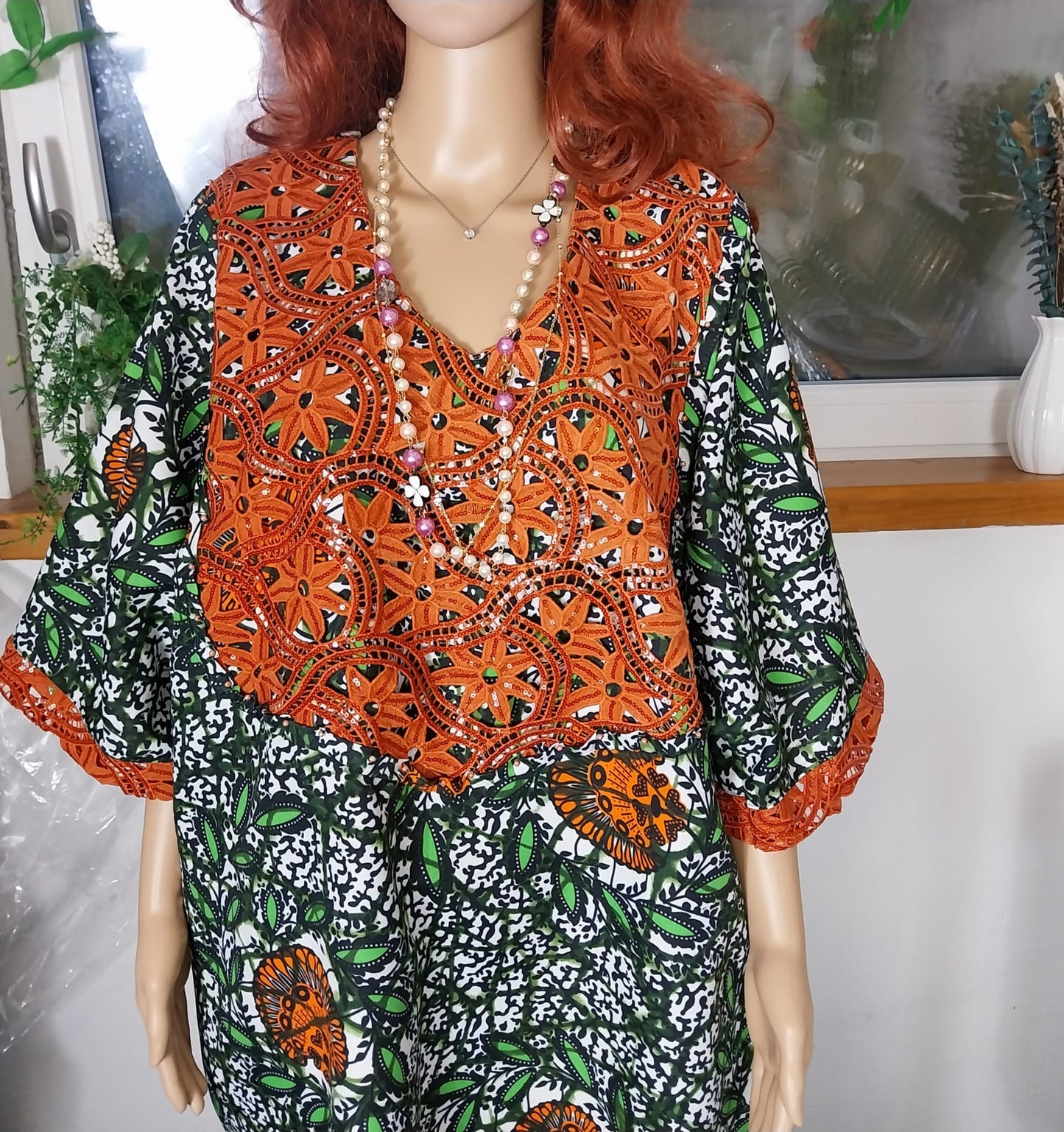 Ankara print dress, Ankara Bubu maxi dress, Ankara long dress, Ankara Maxi kaftan, Long Kaftan Dress. Long Bubu dress.Full-length dress