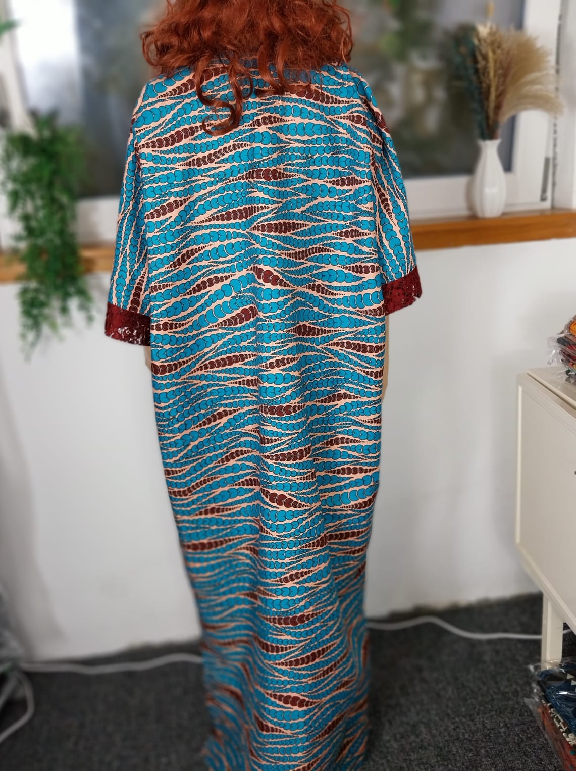 Ankara print dress, Ankara Bubu maxi dress, Ankara long dress, Ankara Maxi kaftan, Long Kaftan Dress. Long Bubu dress.Full-length dress