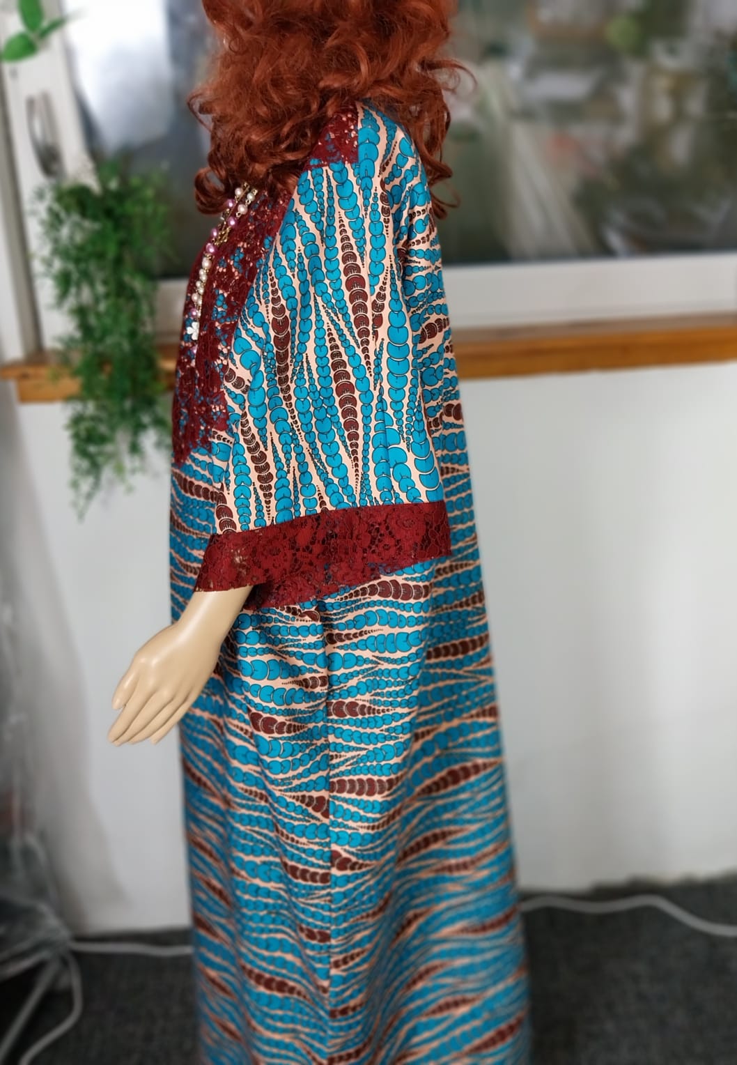 Ankara print dress, Ankara Bubu maxi dress, Ankara long dress, Ankara Maxi kaftan, Long Kaftan Dress. Long Bubu dress.Full-length dress