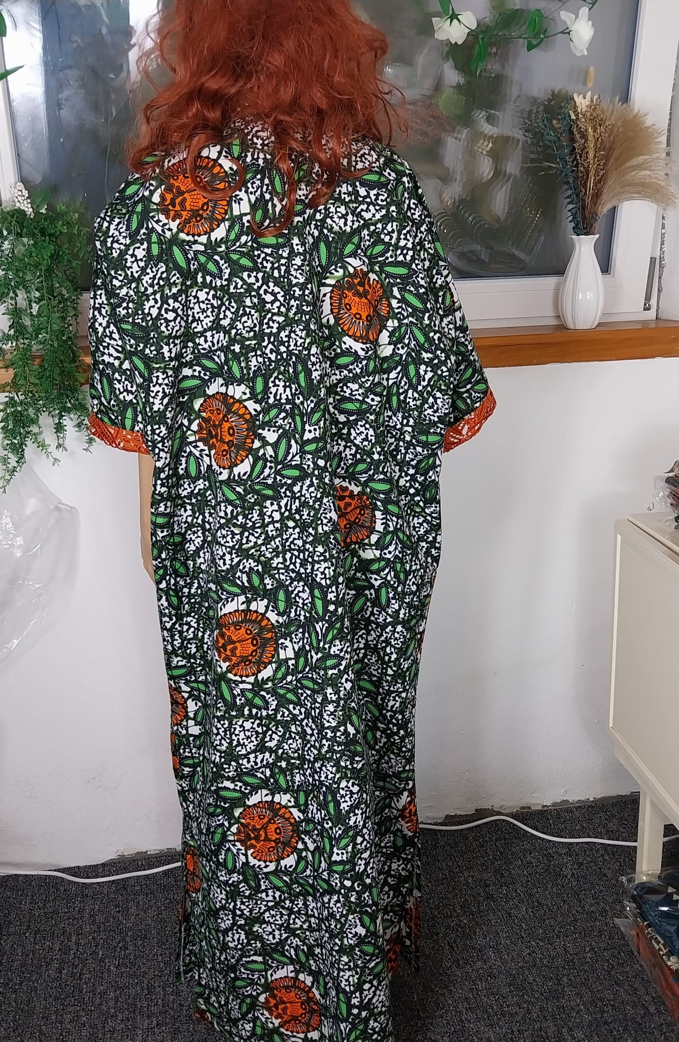Ankara print dress, Ankara Bubu maxi dress, Ankara long dress, Ankara Maxi kaftan, Long Kaftan Dress. Long Bubu dress.Full-length dress