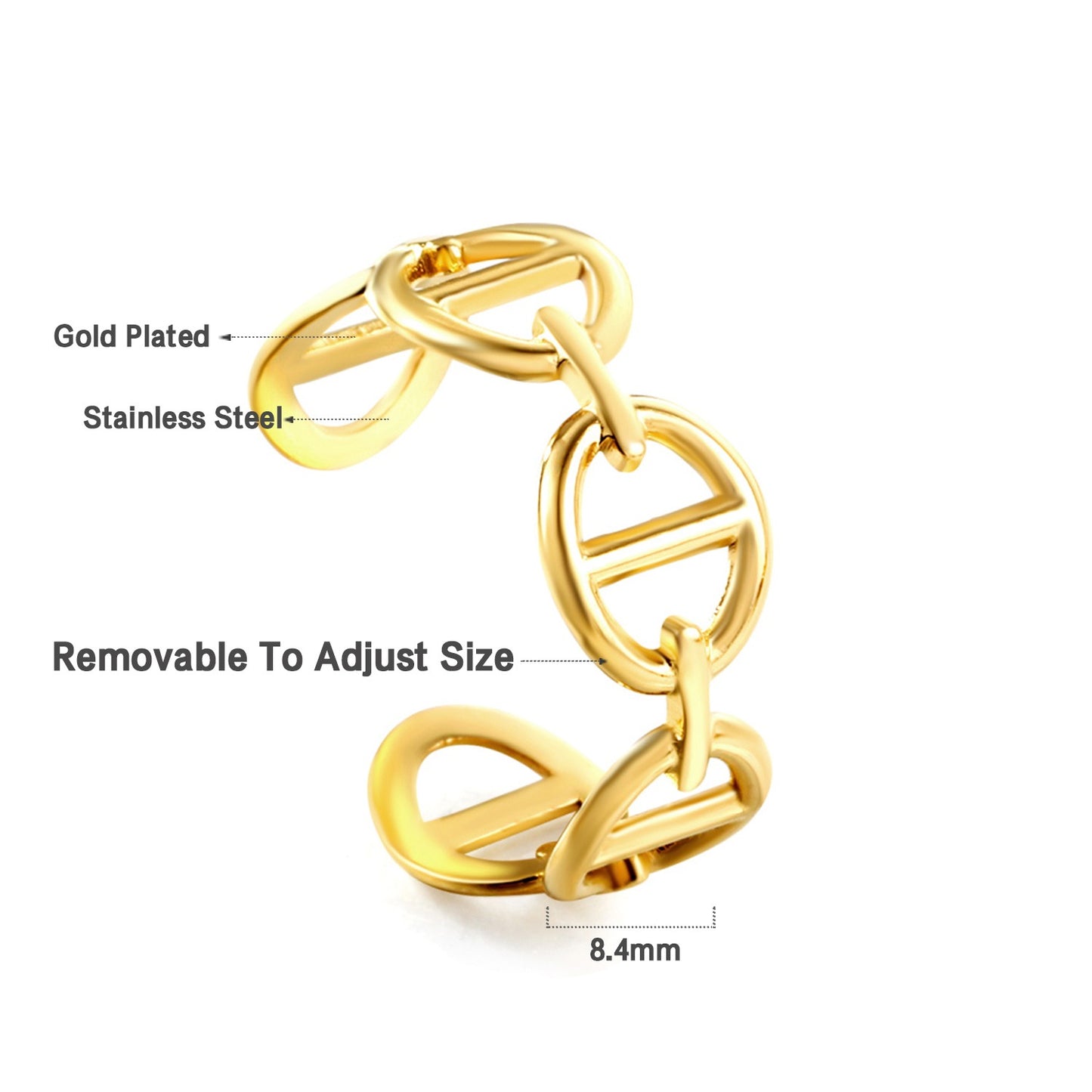 Ring with designs all rounds