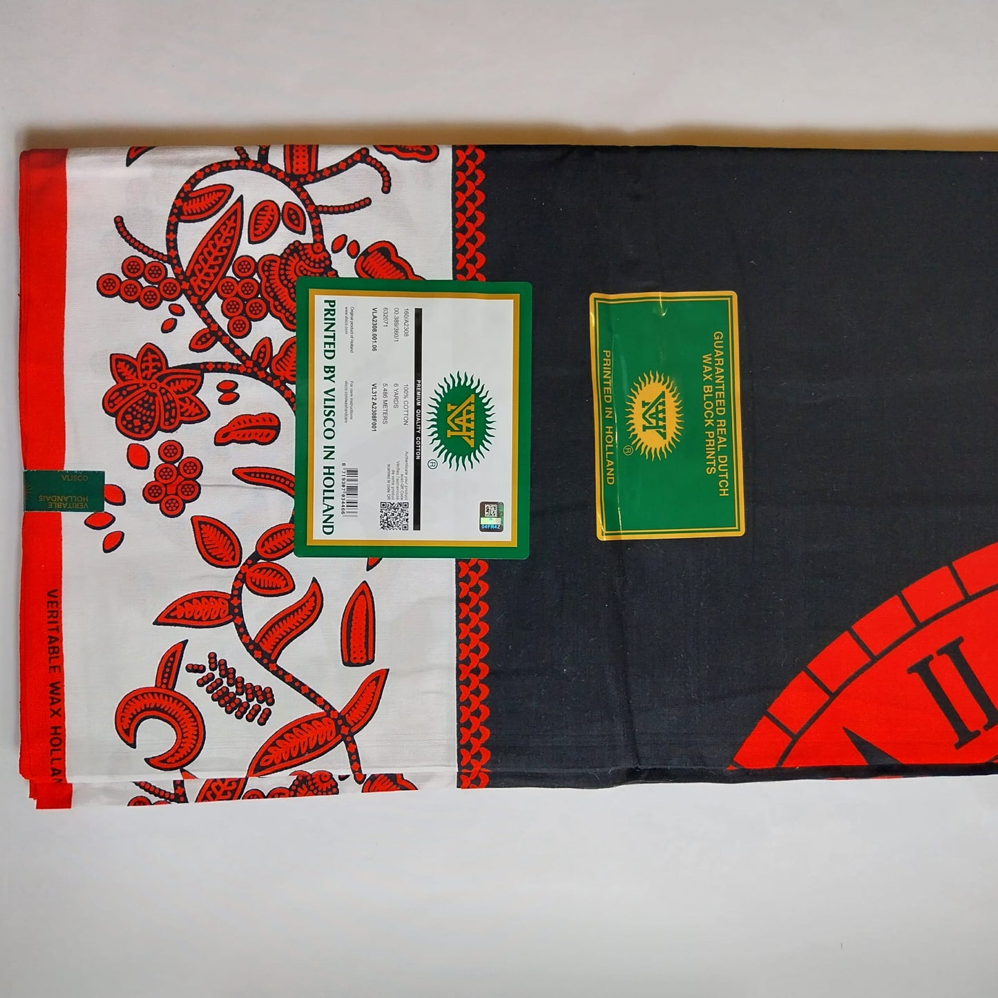 Vlisco Hollandaise, African Ankara Fabric, 100% cotton Fabric , 6 yards Ankara wax, Ankara Fabric, Great Quality Ankara Fabric, Guaranteed printed Wax.