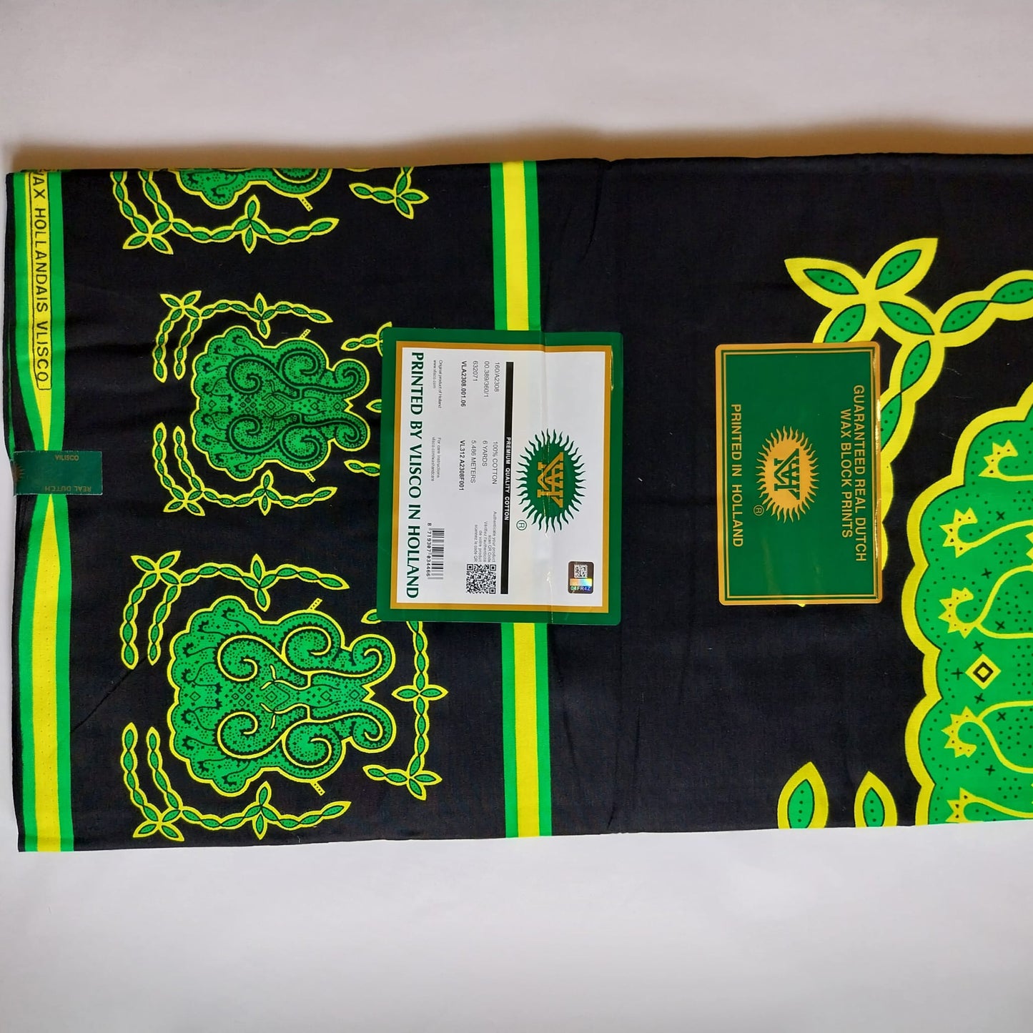Vlisco Hollandaise, African Ankara Fabric, 100% cotton Fabric , 6 yards Ankara wax, Ankara Fabric, Great Quality Ankara Fabric, Guaranteed printed Wax.