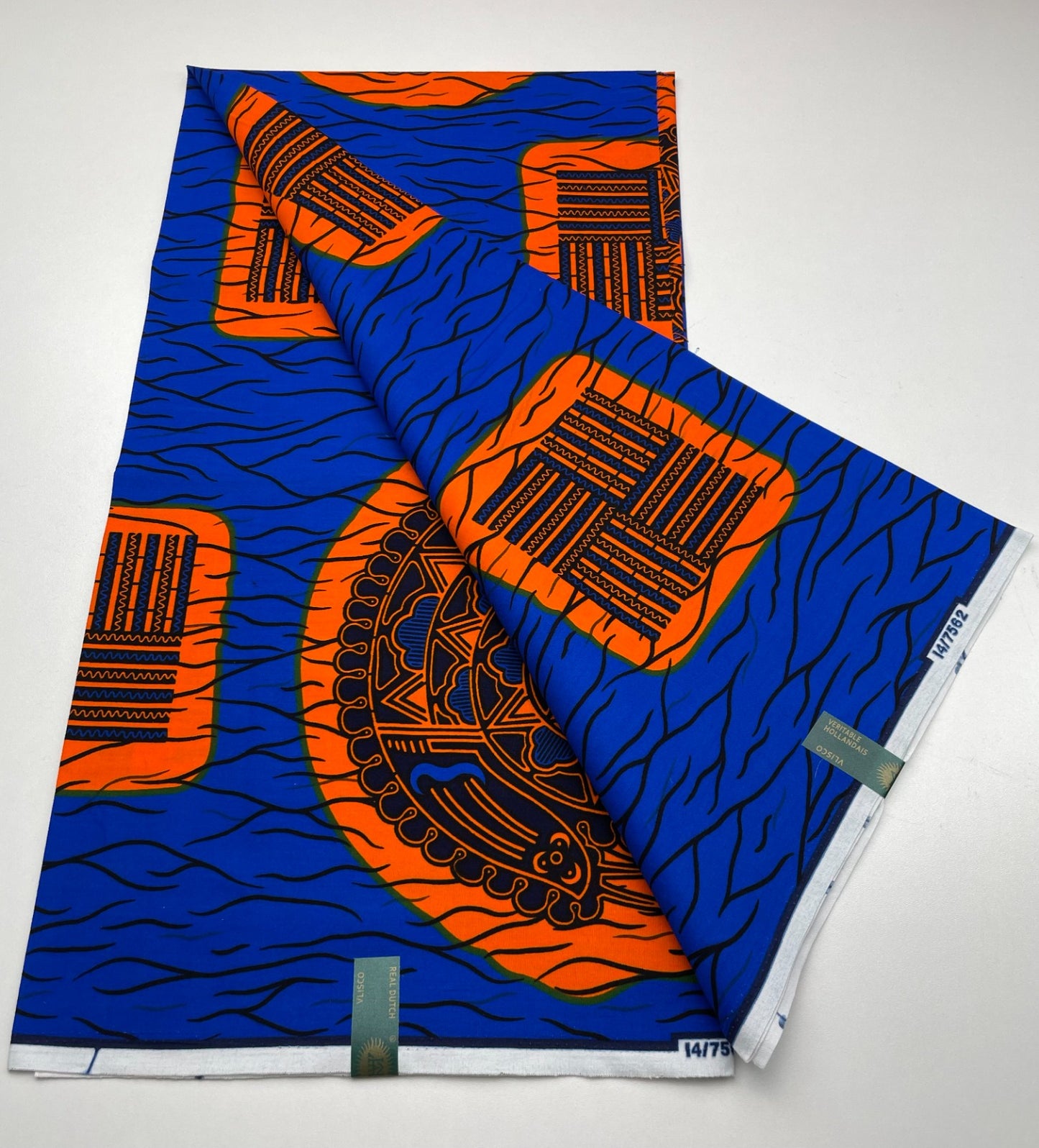 Hollandaise Vlisco. African Ankara Fabric, 100% cotton Fabric , 6 yards Ankara wax, Ankara Fabric, Great Quality Ankara Fabric, Guaranteed printed Wax.