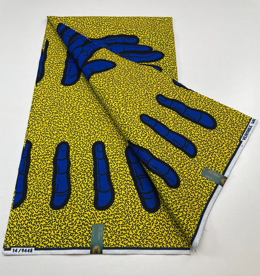Hollandaise Vlisco. African Ankara Fabric, 100% cotton Fabric , 6 yards Ankara wax, Ankara Fabric, Great Quality Ankara Fabric, Guaranteed printed Wax.