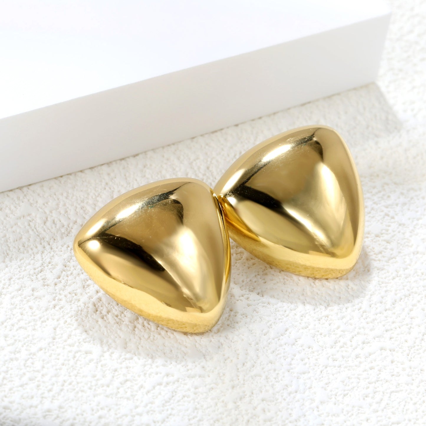 Gold Chunky bold stud earrings