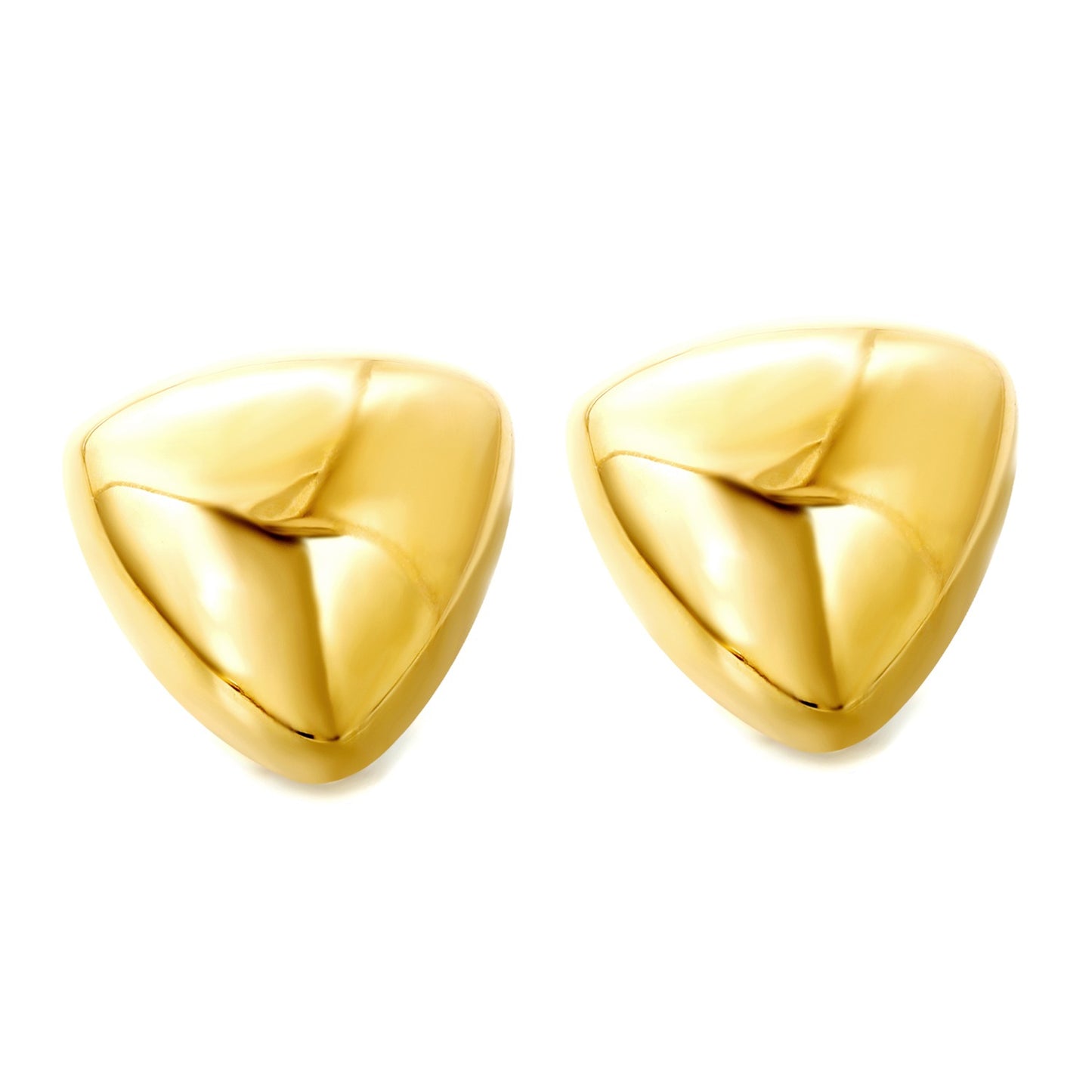 Gold Chunky bold stud earrings