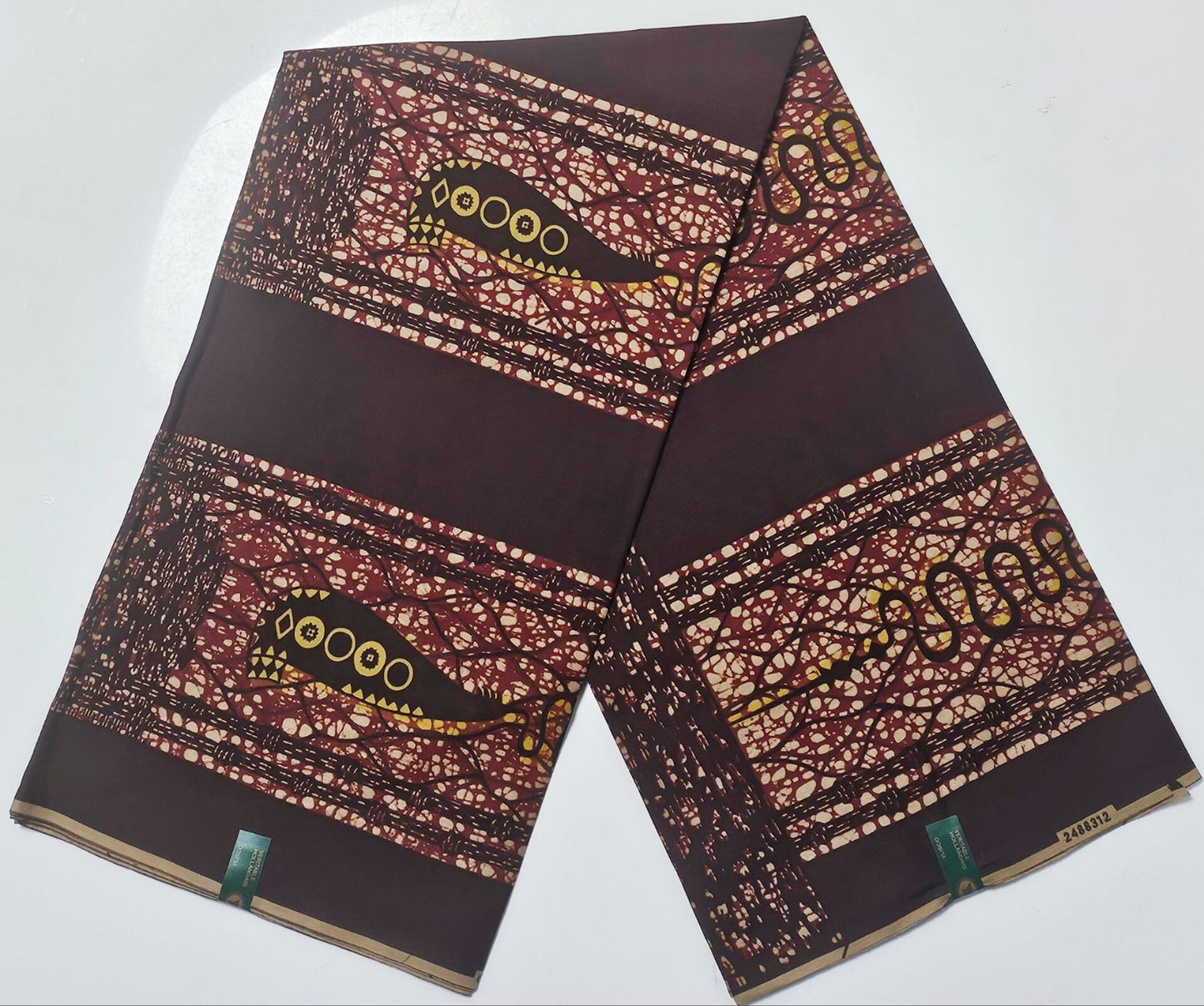 Hollandaise Vlisco. African Ankara Fabric, 100% cotton Fabric , 6 yards Ankara wax, Ankara Fabric, Great Quality Ankara Fabric, Guaranteed printed Wax.