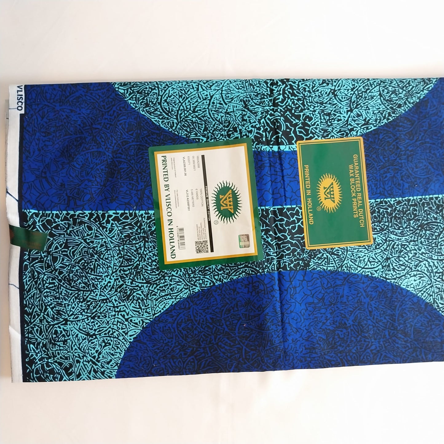 Vlisco Hollandaise, African Ankara Fabric, 100% cotton Fabric , 6 yards Ankara wax, Ankara Fabric, Great Quality Ankara Fabric, Guaranteed printed Wax.