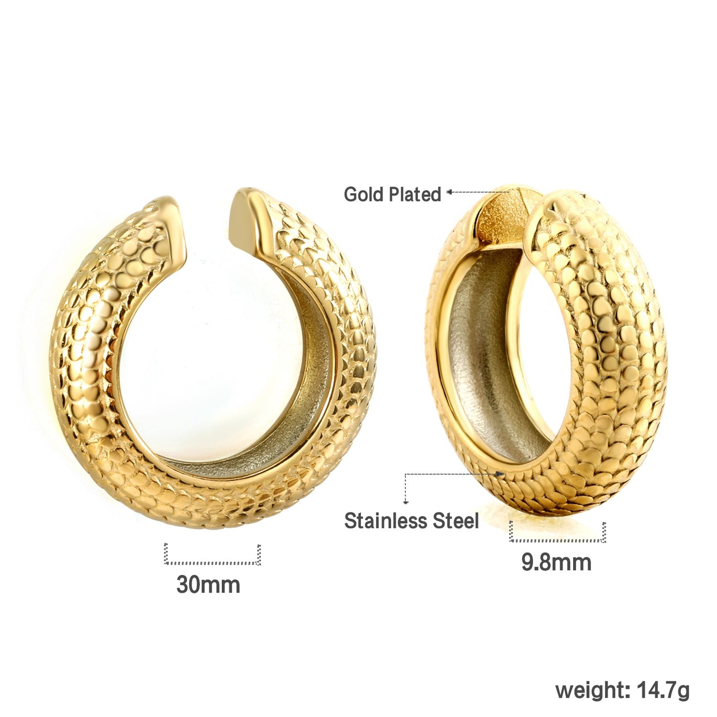 Cuff with designs all over