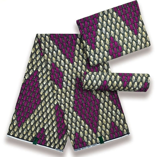 Hollandaise Vlisco, African Ankara Fabric, 100% cotton Fabric , 6 yards Ankara wax, Ankara Fabric, Great Quality Ankara Fabric, Guaranteed printed Wax.