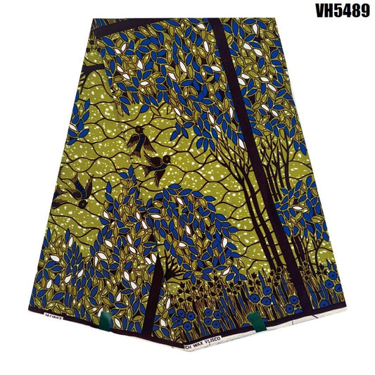 Hollandaise Vlisco. African Ankara Fabric, 100% cotton Fabric , 6 yards Ankara wax, Ankara Fabric, Great Quality Ankara Fabric, Guaranteed printed Wax.