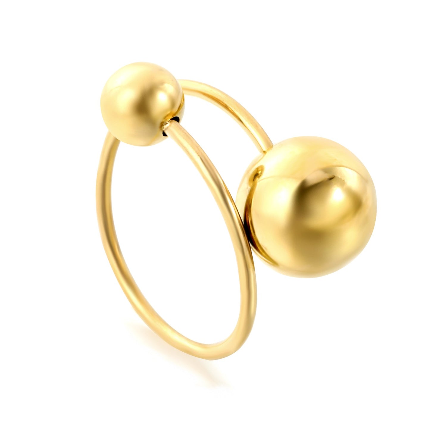 Curly Shaped design with ball on each sides