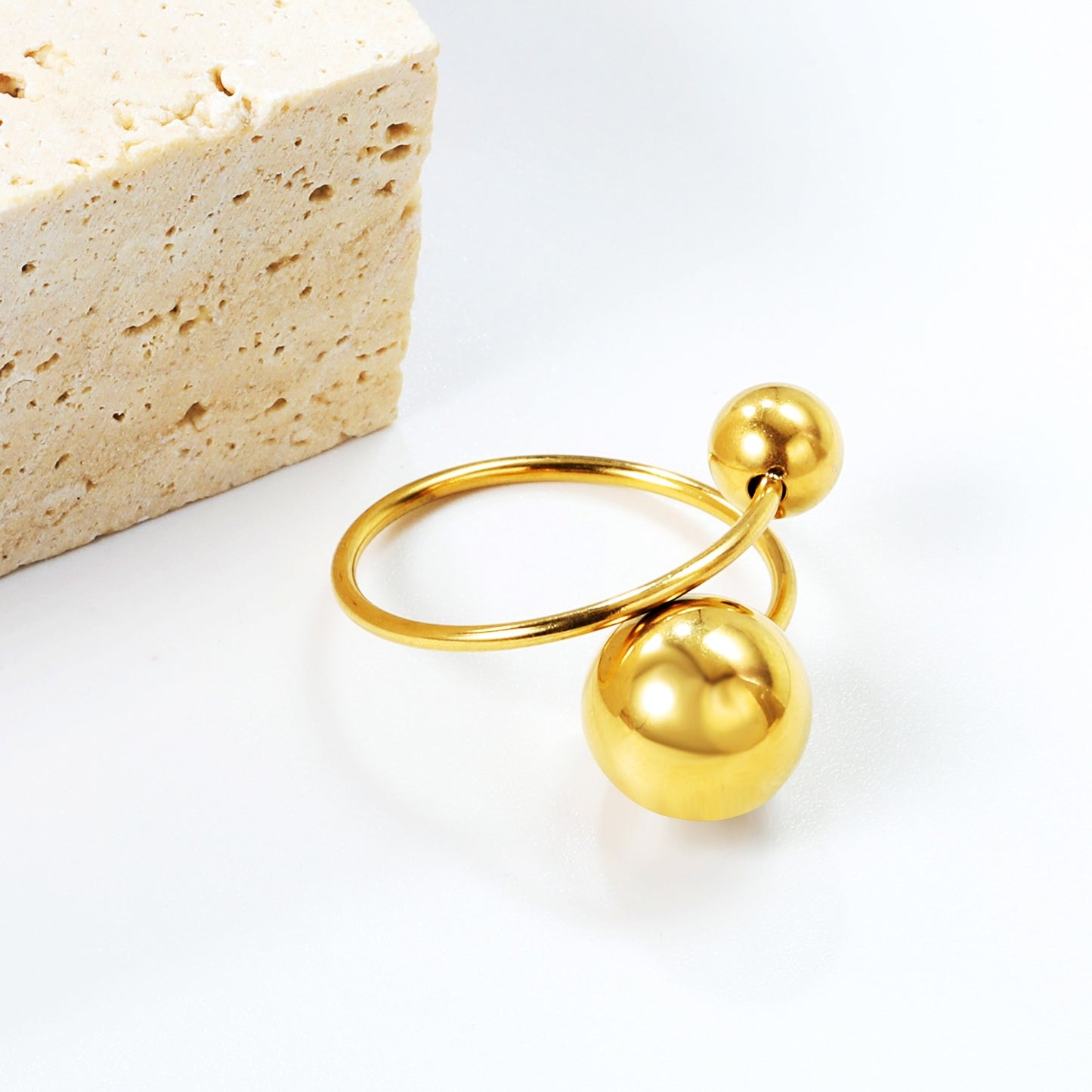 Curly Shaped design with ball on each sides