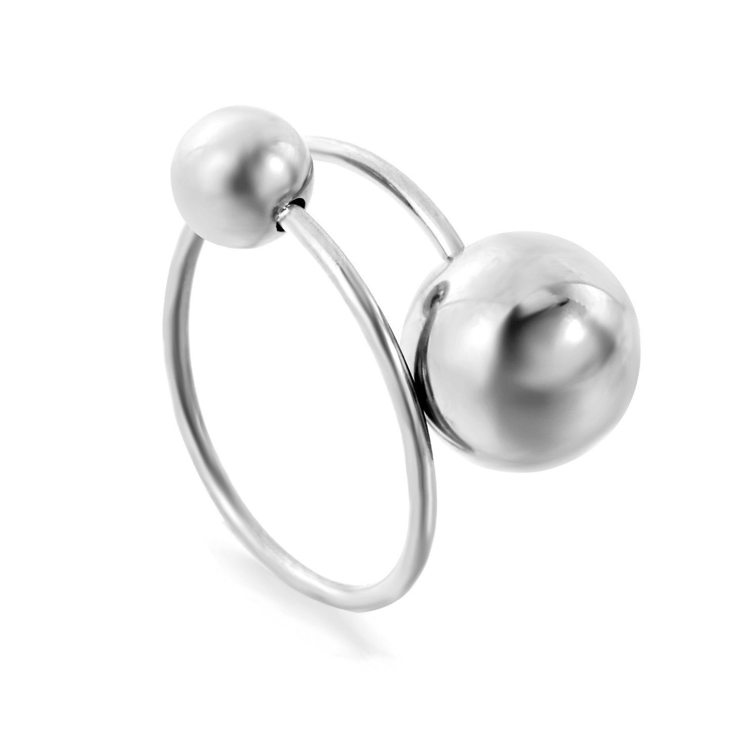 Curly Shaped design with ball on each sides