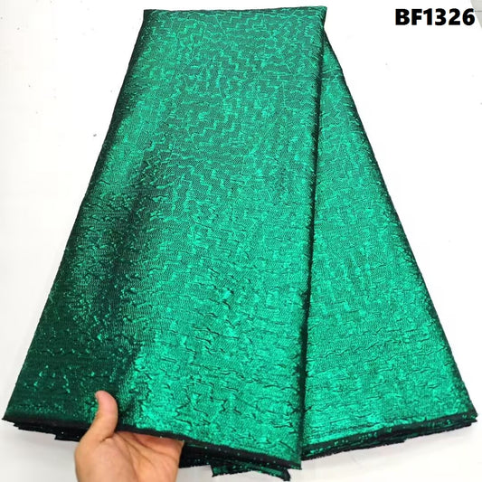 Brocade Fabric for sewing dresses, wedding dress, skirt and Blouse, also for sewing Men wears. 5 yards.
