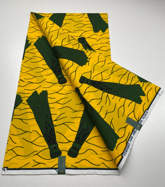 Hollandaise Vlisco. African Ankara Fabric, 100% cotton Fabric , 6 yards Ankara wax, Ankara Fabric, Great Quality Ankara Fabric, Guaranteed printed Wax.