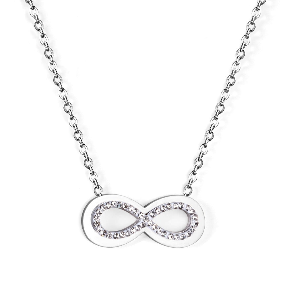 Silver Necklace with infinity pendant