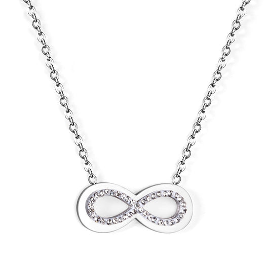Silver Necklace with infinity pendant