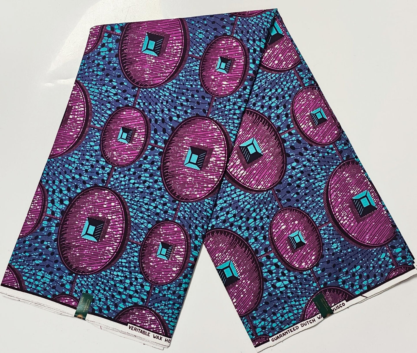 Hollandaise Vlisco. African Ankara Fabric, 100% cotton Fabric , 6 yards Ankara wax, Ankara Fabric, Great Quality Ankara Fabric, Guaranteed printed Wax.